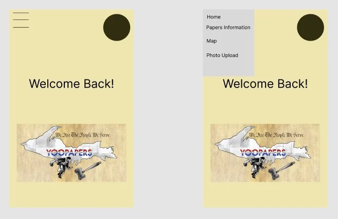 Mobile wireframe